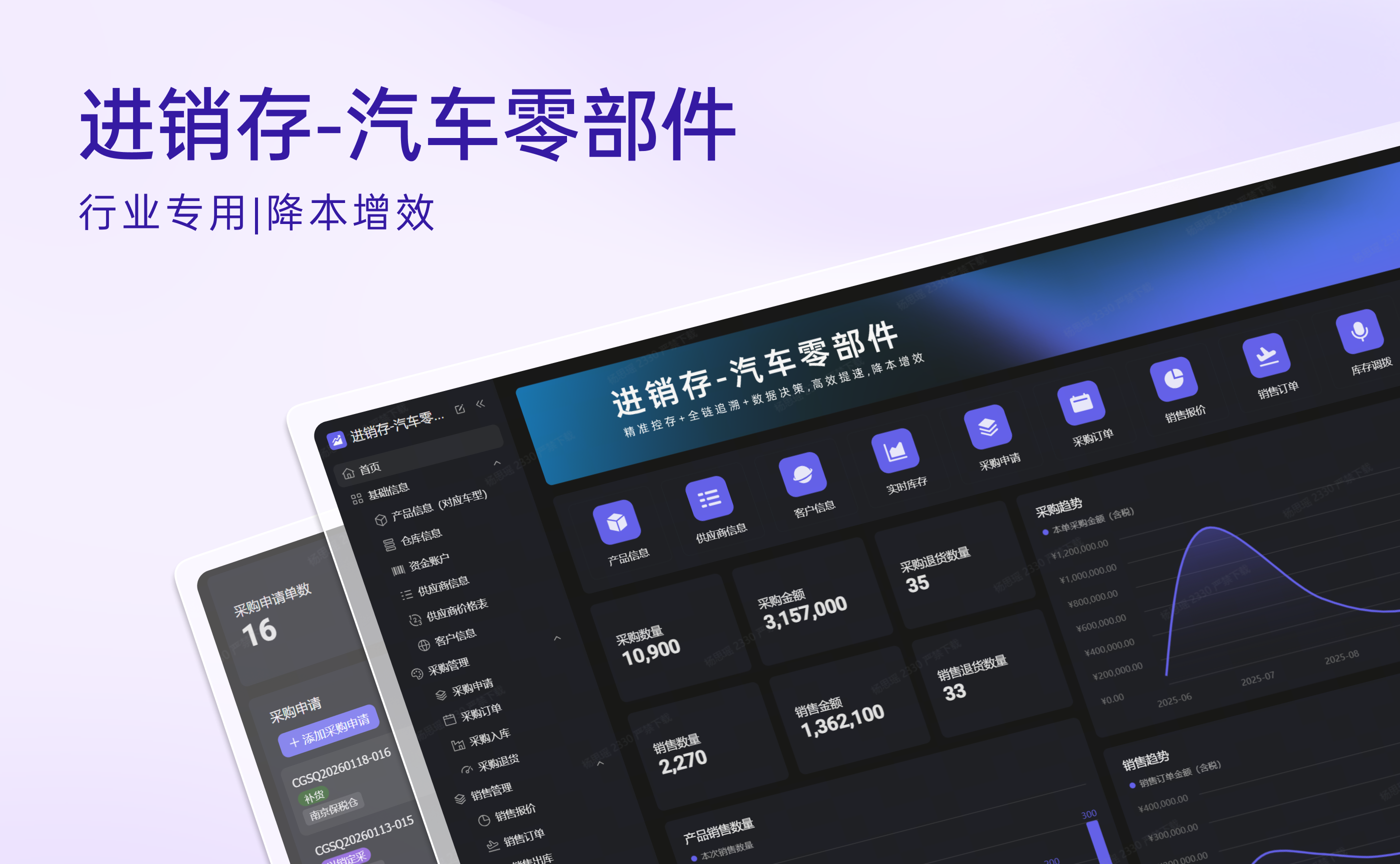 进销存-汽车零部件
