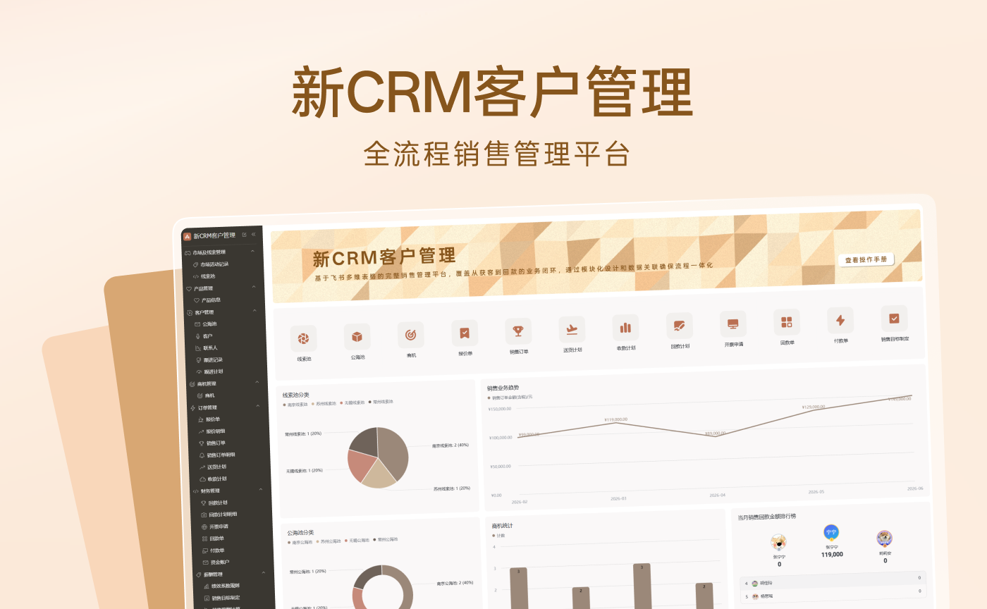新CRM客户管理系统